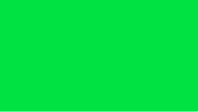High Quality 3D Rendered Soccer Ball Isolated Against a Vibrant Green Screen Background