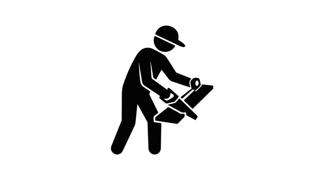 A construction worker holding a shovel.