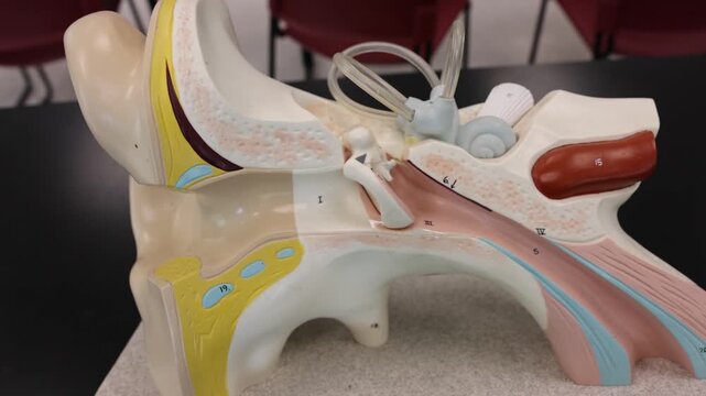 Overview Of Human Ear Anatomy Model For Education