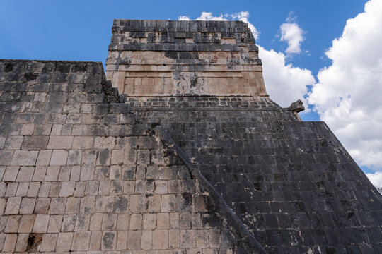 Chichen Itza Mayan Pyramid El Castillo Landmark in Yucatan Mexico