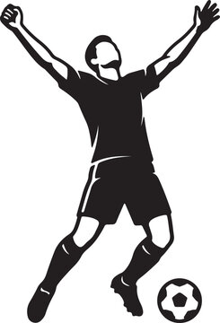 Silhouette of Flying Bird in Minimalist Line Art Style Against White Background