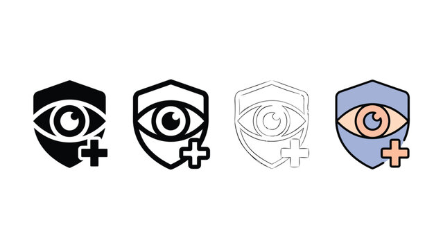 Eyeglasses optical vision correction icon editable stroke vector
