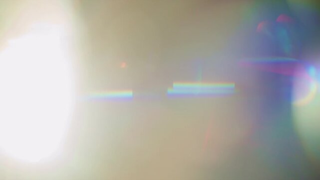 Anamorphic Lens Flare Overlay Moving Light Streaks 4K