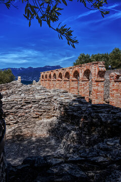 Roman ruins Grottoes of Catullus in Sirmione