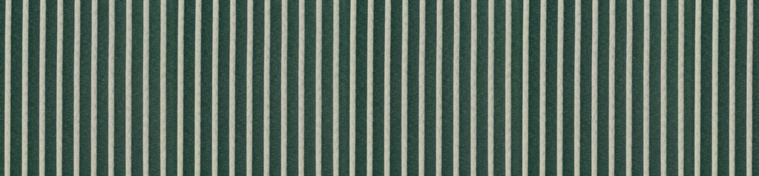 Dark forest green canvas texture banner with contrasting light beige vertical stripes for sophisticated textile packaging designs.