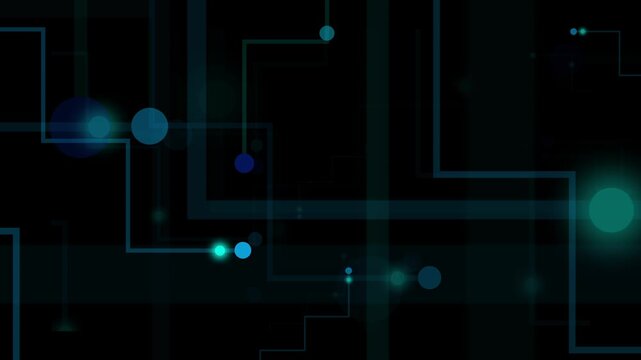 Abstract dark blue and teal geometric network. Complex abstract dark blue and teal geometric network for computing databases. Tech abstract dark blue and teal geometric network.