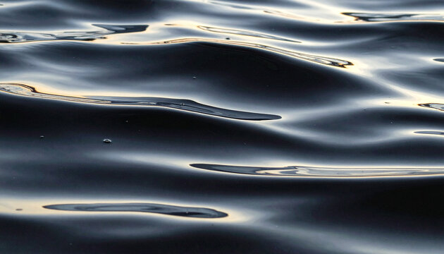 Ripples on water surface reflect light