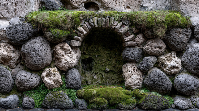 Ancient Roman opus incertum rubble mason 2
