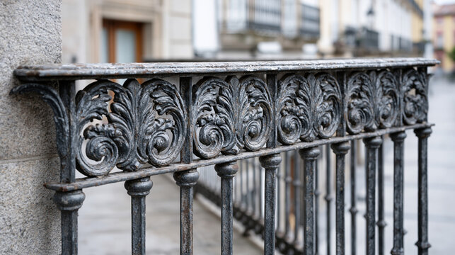 Ornate wroughtiron balcony balustrade ru 2
