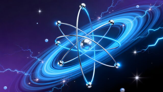 Atomic structure in space