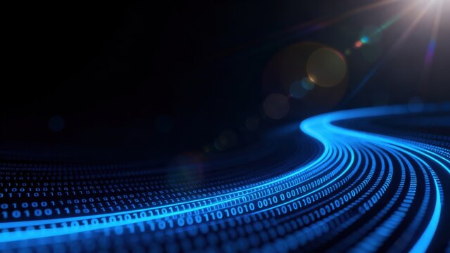 Abstract digital binary data stream