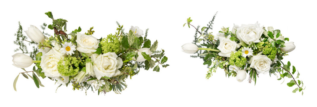 PNG Elegant floral arrangement centerpiece on transparent background