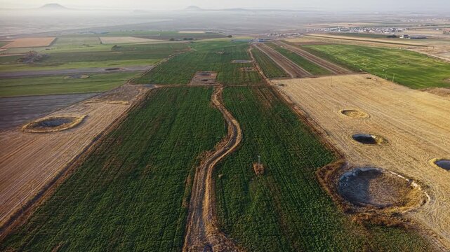 Aerial View Reveals Massive Sinkhole in Konya Plain