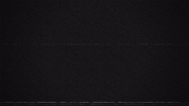 VHS glitch noise on black background, retro analog static texture 4k video