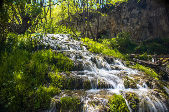 Taorska Vrela, a popular tourist destination in Serbia with numerous waterfalls and beautiful nature
