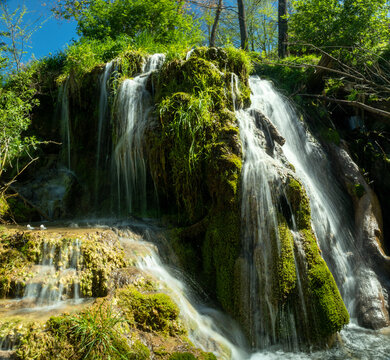 Taorska Vrela, a popular tourist destination in Serbia with numerous waterfalls and beautiful nature
