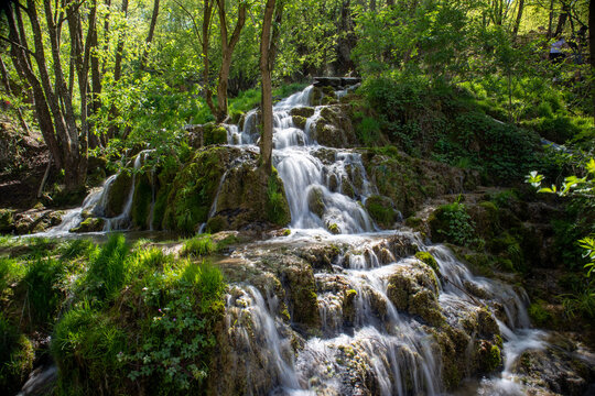 Taorska Vrela, a popular tourist destination in Serbia with numerous waterfalls and beautiful nature
