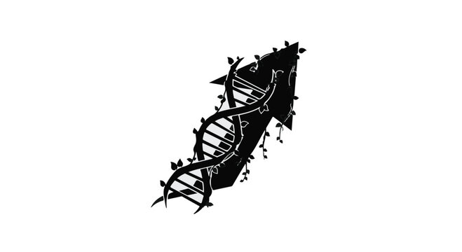 DNA double helix breaking shattered genetic mutation concept