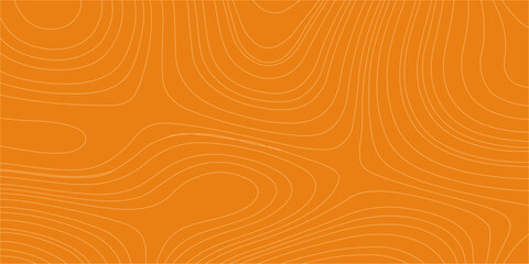 Orange abstract background with wavy contour lines resembling a topographic map or natural wood grain texture design. Geographic topographic maps, elevation lines, or organic wood grain textures © Creative Arts