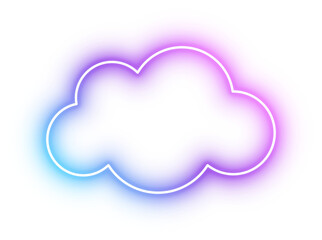 Fototapeta premium Neon Cloud