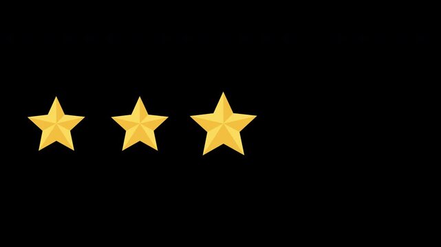 Star rating animation