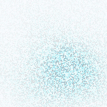 Abstract Tech Halftone Circles Vector Pattern