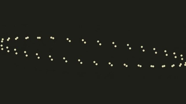 Minimalist abstract light pattern on dark background