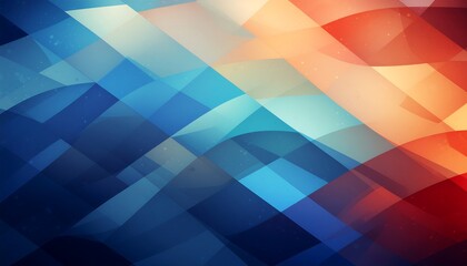 Obraz premium Vibrant abstract geometric shapes background.