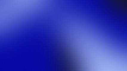 Fototapeta premium Blue Grainy Gradient Background, Aesthetic Minimalist Abstract Blur Texture, Deep Cobalt and Royal Blue Soft Noise Backdrop for Digital Planner, Web Design, and Social Media Template
