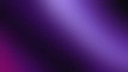 Fototapeta premium Deep Purple and Magenta Grainy Gradient Background, Aesthetic Ultraviolet Diagonal Glow Texture, Minimalist Velvet Abstract Noise Backdrop for Digital Planner, Tech UI, and Luxury Template
