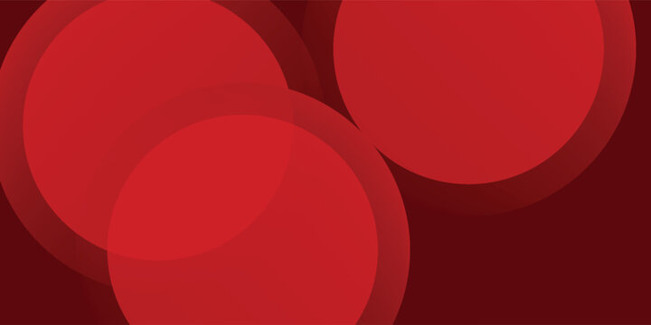 Abstract red background with circles.  Applicable for gift card, Poster on wall poster template, EPS 10
