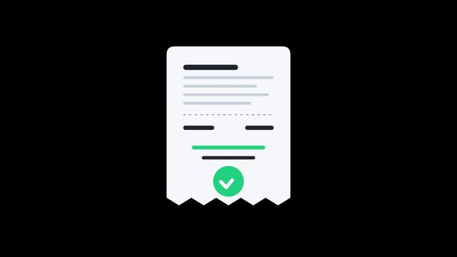 Suitable for financial digital platforms, payment reminder apps, and online invoicing tools. Ideal for electronic transaction verification and payment confirmation.
