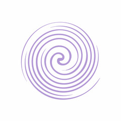 Fototapeta premium Purple Swirl Abstract Design