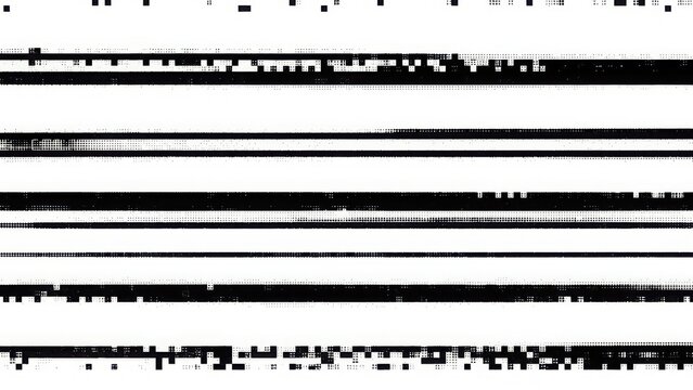 Black and white dna sequence alignment chart on transparent background