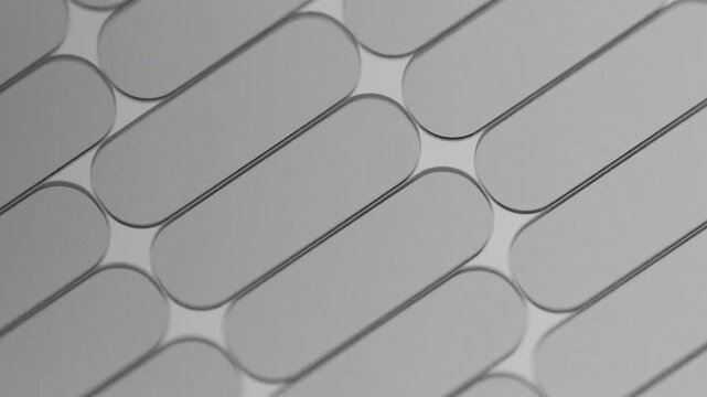 Abstract gray rounded rectangle pattern with layered geometric forms
