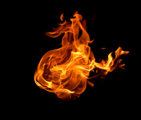 Fototapeta premium Flame heat fire abstract