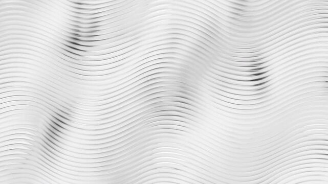 Abstract white wavy texture background