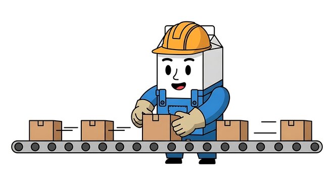 Construction worker operating mini excavator machine.
