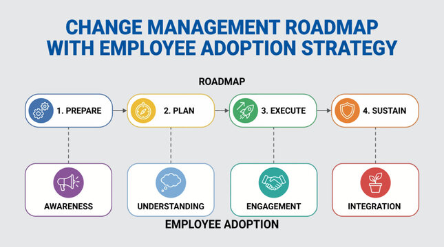 Change Management Roadmap With Employee Adoption Strategy