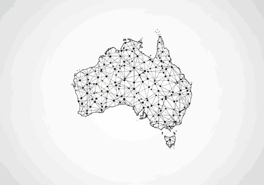 Digital Connectivity Map of Australia Abstract Network Design