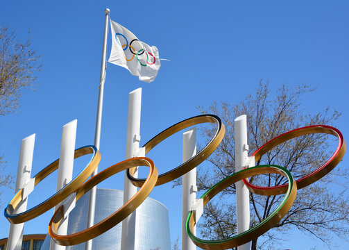MONTREAL QUEBEC CANADA:  Nadia Comaneci place near the olympic stadium is gymnast and a five-time Olympic gold medalist. Comaneci is the first gymnast to be awarded a perfect score of 10.0 