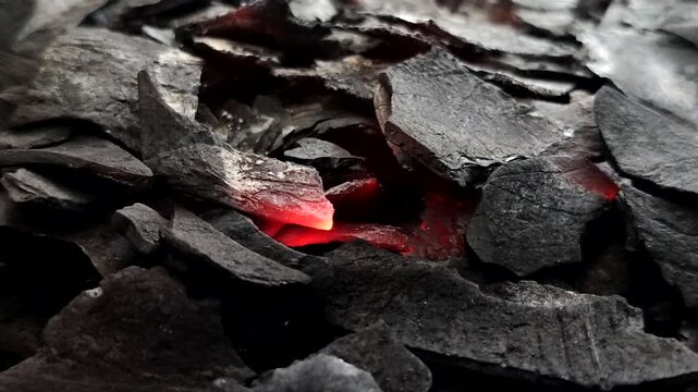 Burning coconut shell charcoal produces high heat which is ideal for cooking.