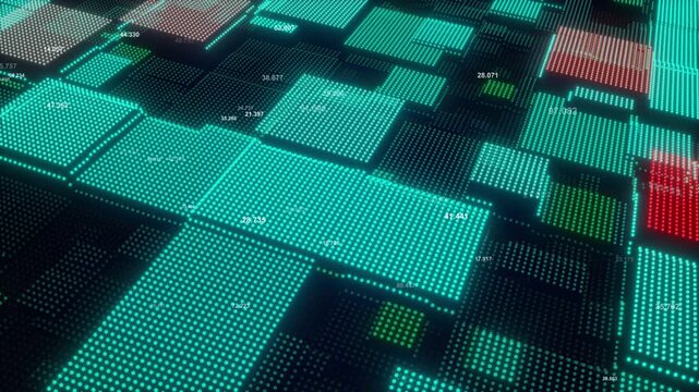 Big data binary code futuristic information technology, Transferring of big data, Data flow