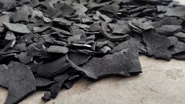 Coconut shell charcoal, an environmentally friendly fuel produced through a carbonization process with minimal smoke and stable heat