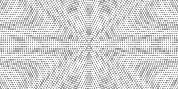 Silver mosaic disco ball background with white mirror glitter and light spots texture. Shiny grey tones sequin pattern. Festive fashion decoration. Glam sparkle Christmas wall. Vector illustration.
