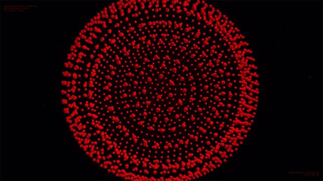 Red flashing screen displaying critical error warning, glitchy digital code system failure 4k video