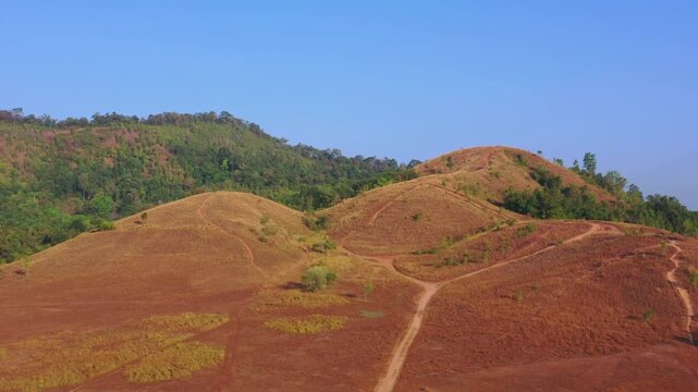 Grass Mountain, a tourist attraction in Ranong Province.