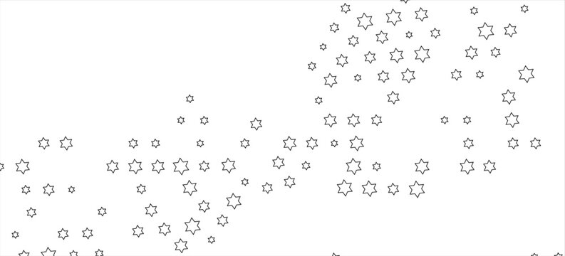 Star and hexagon pattern texture background for artwork.