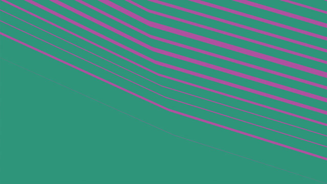 Minimalist diagonal stripe pattern with pink parallel lines crossing teal background for sleek professional graphic presentations and modern interfaces.