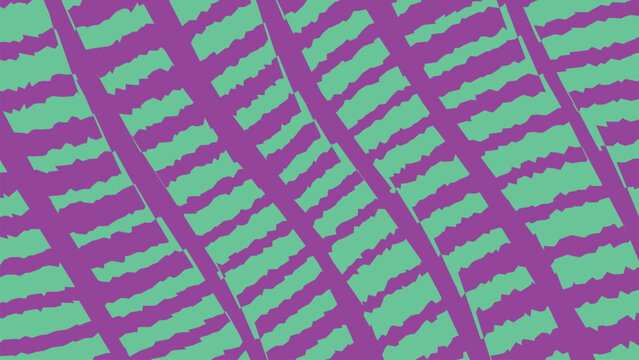 Abstract geometric pattern with distorted parallel lines in contrasting colors creating a modern and visually striking background design.